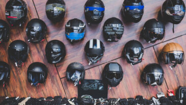 Modern motorcycle helmet